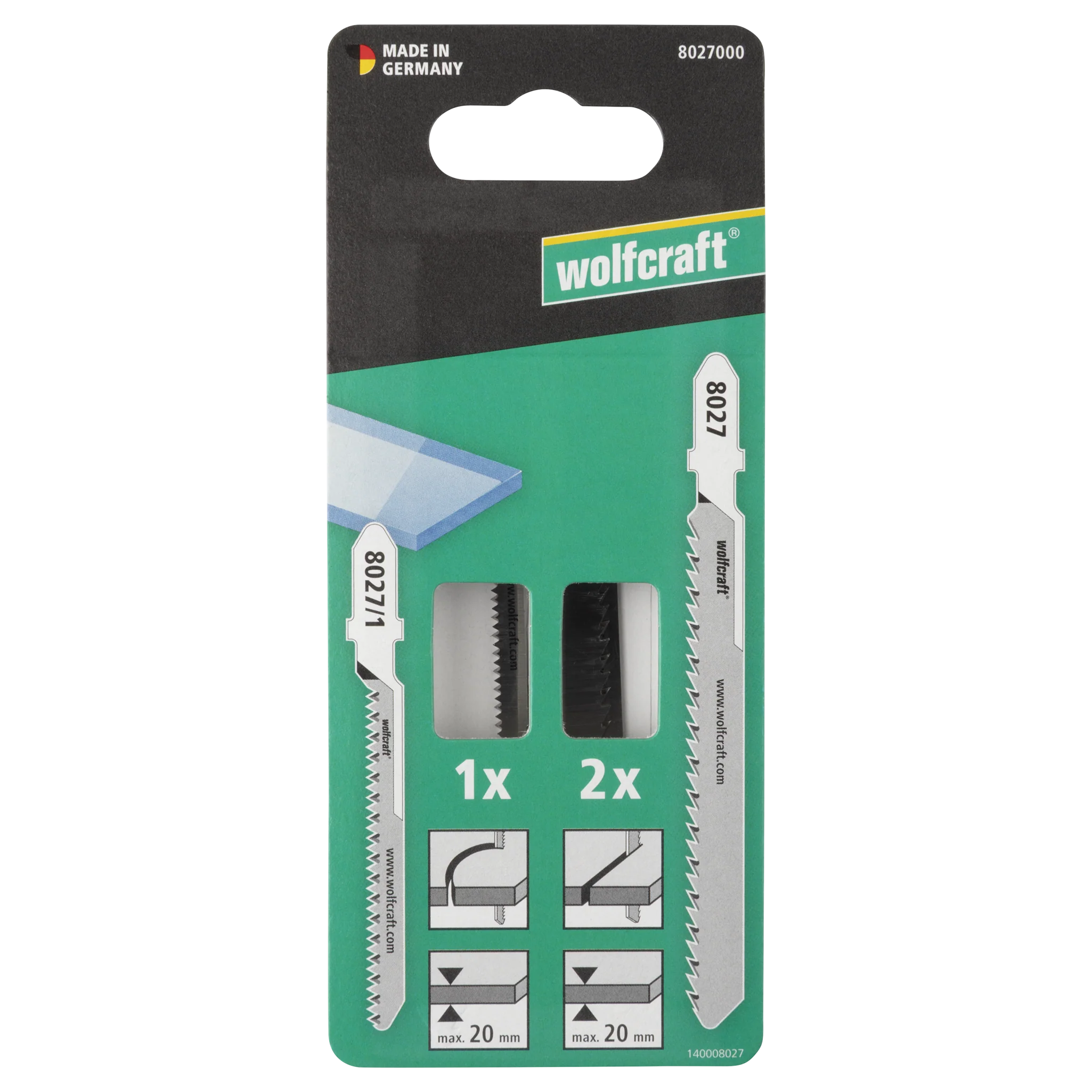 Stichsägeblatt-Set, Acryl und Acrylglas, feiner gerader und Kurvenschnitt, 3-tlg. - Image 3